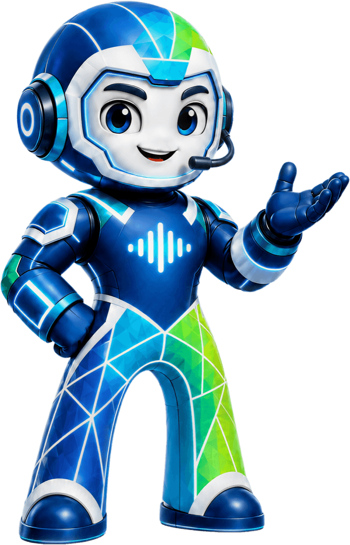 Bridge, the Bridge Voice AI phone assistant mascot